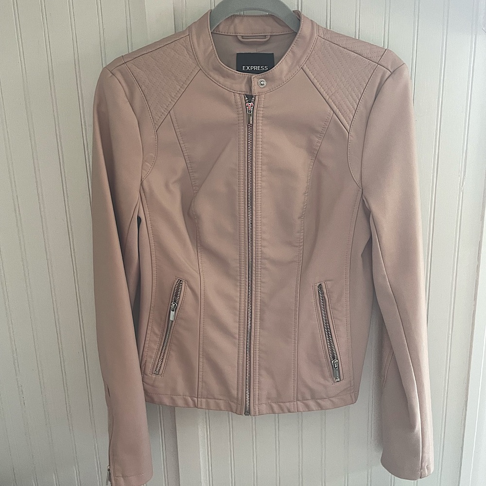 Mauve*** leather jacket